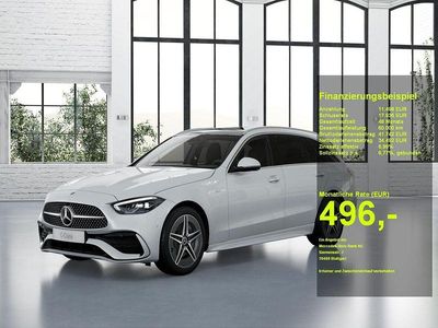 Usata Mercedes C300e AMG 204 CV (150 kW) 2025 Bianco Station wagon