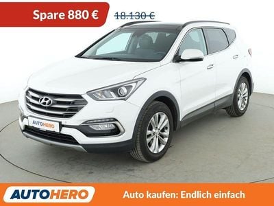 Gebraucht Hyundai Santa Fe Style 200 PS (147 kW) 2016 Weiß SUV