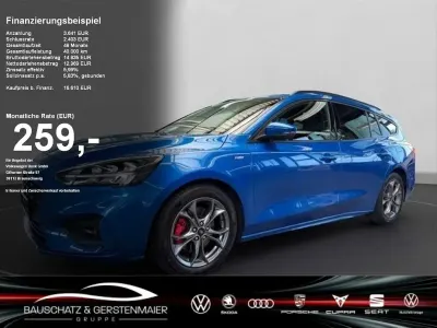 Gebraucht Ford Focus ST-Line 150 PS (110 kW) 2019 Blau Kombi
