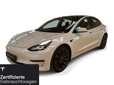 Gebraucht Tesla Model 3 Performance 377 kW (513 PS) 2021 Weiß Limousine