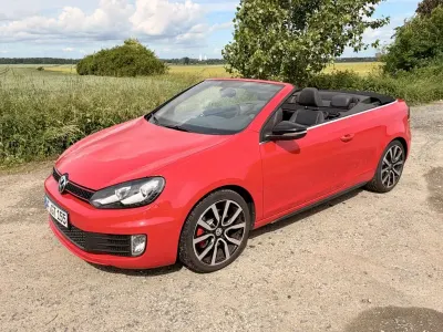 Gebraucht VW Golf Cabriolet GTI 211 PS (155 kW) 2013 Rot Cabrio
