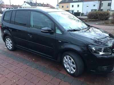 Gebraucht VW Touran Comfortline 105 PS (77 kW) 2014 Schwarz Van / Kleinbus