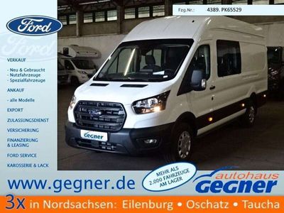 gebraucht Ford Transit 350 L4H3 LKW DoKa Navi Stndhzg TWA SYNC4