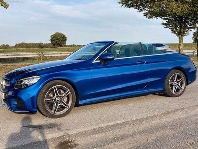 Gebraucht Mercedes C200 AMG line 204 PS (150 kW) 2022 Blau Cabrio