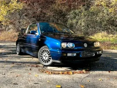 Gebraucht VW Golf 101 PS (74 kW) 1997 Blau Cabrio