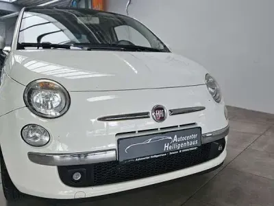 Gebraucht Fiat 500 Lounge 86 PS (63 kW) 2011 Weiß Kleinwagen