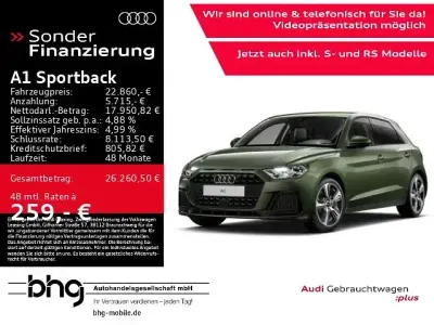 Gebraucht Audi A1 Sportback Advanced Plus 95 PS (69 kW) 2025 Grün Kleinwagen
