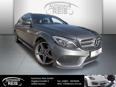 gebraucht Mercedes C200 d T BlueTec AMG-Line LED Kamera Burmester Business+ Navi