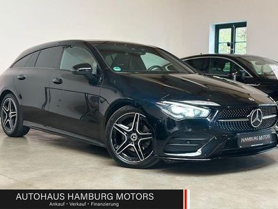 Schwarz Gebraucht 2021 Mercedes CLA200 Shooting Brake AMG line Kombi | 24.490 € (Teuer)