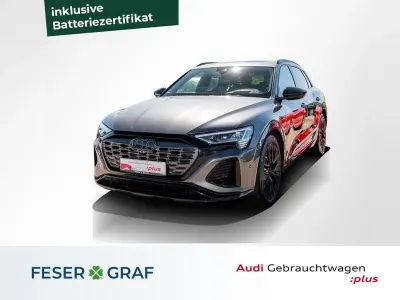 Gebraucht Audi Q8 e-tron S-Line 250 kW (340 PS) 2023 Daytonagrau perleffekt SUV