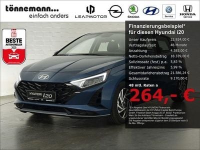 Nuova Hyundai i20 Trend 101 CV (74 kW) 2025 Blu Utilitaria