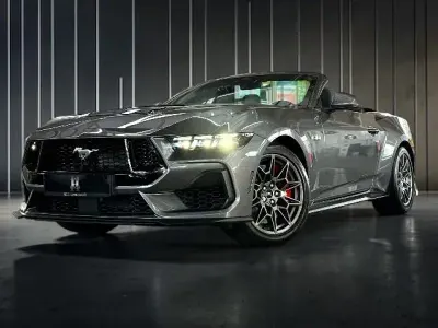Neu Ford Mustang GT 446 PS (328 kW) 2026 Schwarz (anthrazit (carbonized)) Cabrio