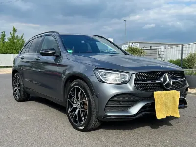 Brugt Mercedes GLC400d 331 HK (243 kW) 2022 Blå SUV