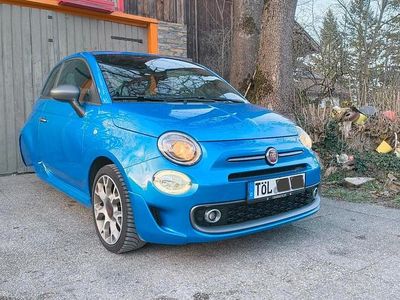 Gebraucht Fiat 500 Sport 2018 Blau Kleinwagen