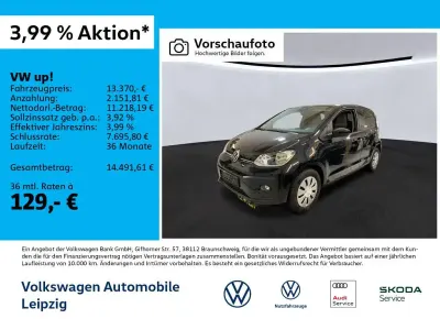 Gebraucht VW up! move up! 65 PS (47 kW) 2022 Schwarz Kleinwagen