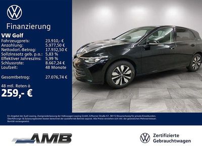 Gebraucht VW Golf VIII Goal 116 PS (85 kW) 2025 Schwarz Limousine
