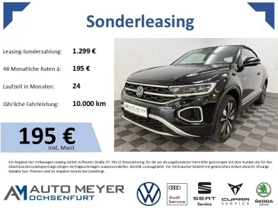 Gebraucht VW T-Roc Cabriolet Goal 116 PS (85 kW) 2025 Deep black perleffekt Cabrio