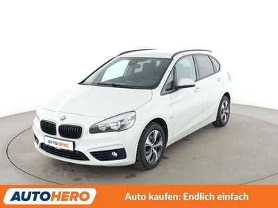 Gebraucht BMW 218 Active Tourer Sport Line 136 PS (100 kW) 2016 Weiß Van / Kleinbus