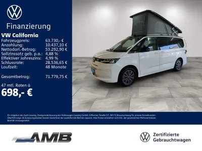 Brugt VW California Coast 204 HK (150 kW) 2025 Hvid Van