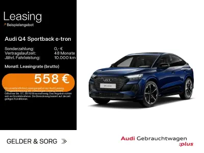 Gebraucht Audi Q4 Sportback e-tron Ambiente 250 kW (340 PS) 2025 Navarrablau metallic SUV