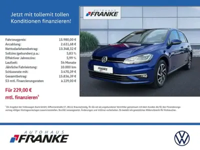 Gebraucht VW Golf VII 116 PS (85 kW) 2018 Blau Limousine