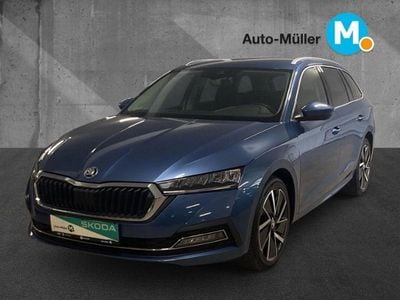 Brugt Skoda Octavia First Edition 204 HK (150 kW) 2021 Blå Stationcar
