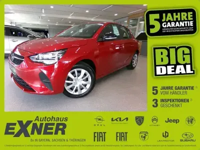 Gebraucht Opel Corsa Edition 75 PS (55 kW) 2023 Chilli rot/spiegel schwarz lackiert Kleinwagen
