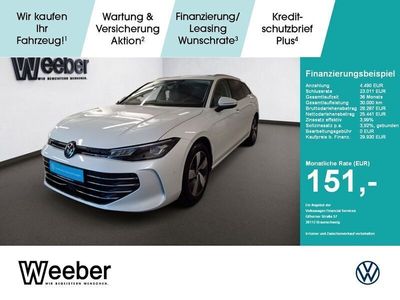 Gebraucht VW Passat Business 150 PS (110 kW) 2024 Oryxweiß perlmutteffekt (metallic) Kombi