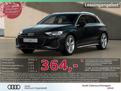 Gebraucht Audi A3 S-Line 204 PS (150 kW) 2025 Mythosschwarz metallic Limousine