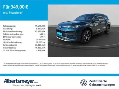 Brugt VW Tayron R-line 193 HK (141 kW) 2025 Blå SUV