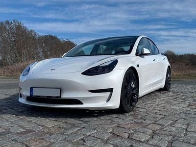 Gebraucht Tesla Model 3 Performance 377 kW (513 PS) 2023 Weiß Limousine