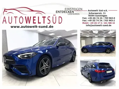 Gebraucht Mercedes C220 AMG 200 PS (147 kW) 2023 Blau Limousine