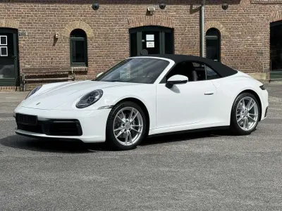 Brugt Porsche 911 Carrera Cabriolet 385 HK (283 kW) 2023 Hvid Cabriolet