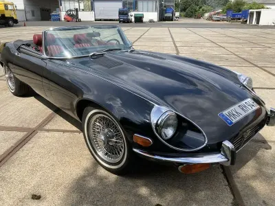Occasion Jaguar E-Type 268 PK (197 kW) 1974 Zwart Cabriolet
