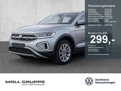 Silber Gebraucht 2022 VW T-Roc Style SUV | 23.850 € (Superpreis)