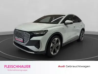 Gebraucht Audi Q4 Sportback e-tron S-Line 150 kW (204 PS) 2023 Weiss SUV