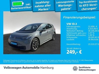 Gebraucht VW ID.3 Pro Performance 150 kW (204 PS) 2023 Mondsteingrau Kleinwagen