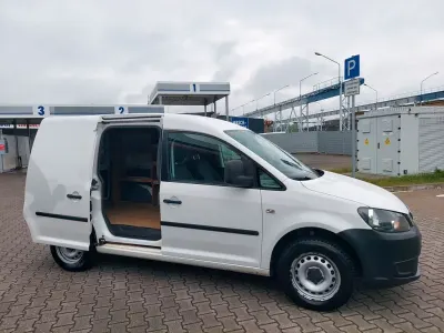 Gebraucht VW Caddy 75 PS (55 kW) 2014 Weiß Van / Kleinbus