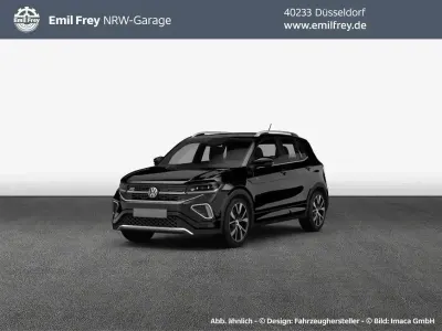 Brugt VW T-Cross R-line 116 HK (85 kW) 2025 Sort SUV