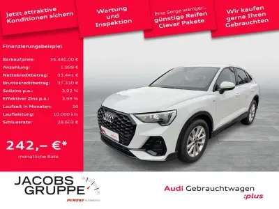 Gebraucht Audi Q3 Sportback S-Line 150 PS (110 kW) 2025 Gletscherweiß metallic SUV