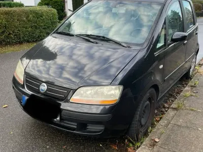 Gebraucht Fiat Idea 2004 Schwarz Van / Kleinbus