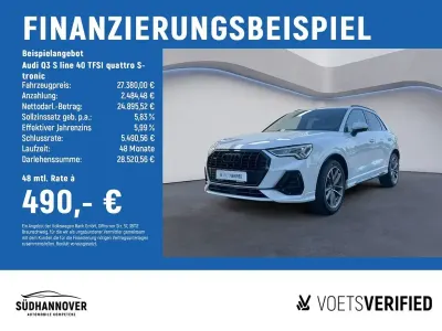 Gebraucht Audi Q3 S-Line 190 PS (139 kW) 2020 Weiß SUV