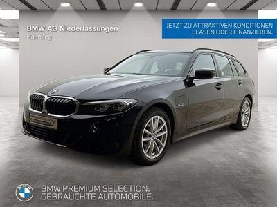 Gebraucht BMW 330e Sport Line 184 PS (135 kW) 2022 Schwarz Kombi