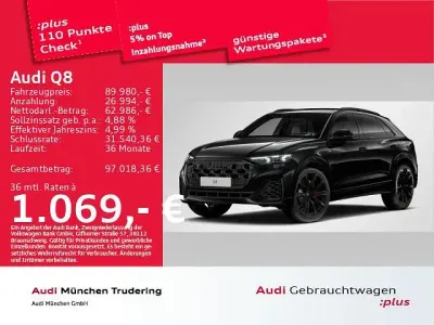 Używany Audi Q8 Ambiente 489 KM (359 kW) 2025 Czarny SUV