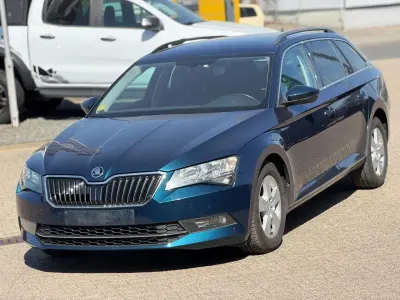 Brugt Skoda Superb Ambition 120 HK (88 kW) 2016 Blå Stationcar