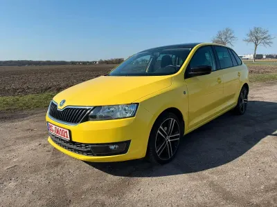 Gebraucht Skoda Rapid Ambition 86 PS (63 kW) 2014 Gelb Kleinwagen