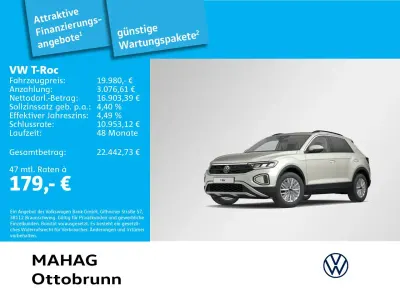 Gebraucht VW T-Roc Life 110 PS (80 kW) 2023 Grau SUV