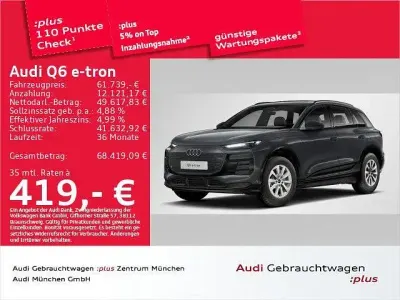 Gebraucht Audi Q6 e-tron Ambiente 284 kW (387 PS) 2025 Grau SUV