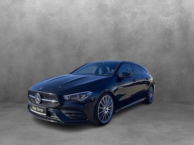 Gebraucht Mercedes CLA200 Shooting Brake AMG line 150 PS (110 kW) 2020 Metalliclack kosmosschwarz Kombi