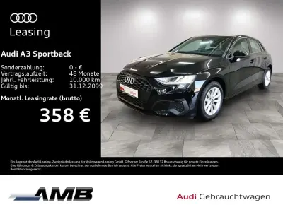 Gebraucht Audi A3 Basis 110 PS (80 kW) 2023 Brillantschwarz Limousine